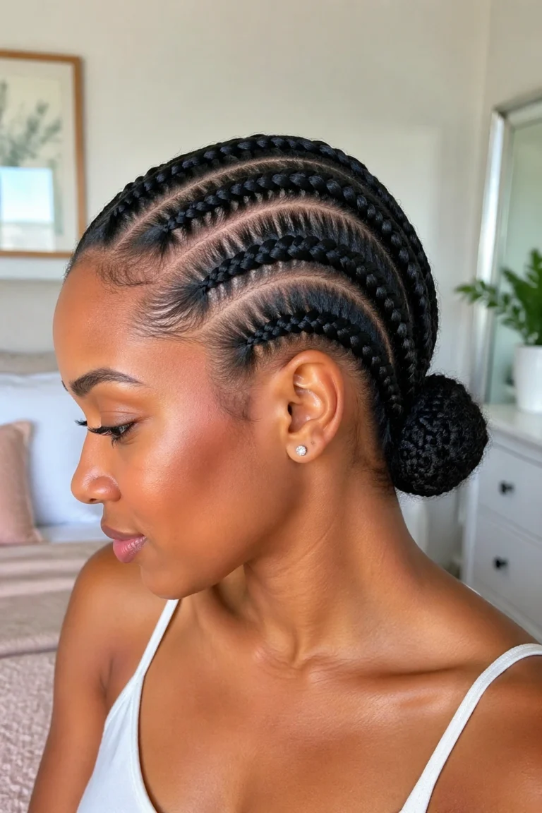 27 Low Ponytail Buns for Natural Hair