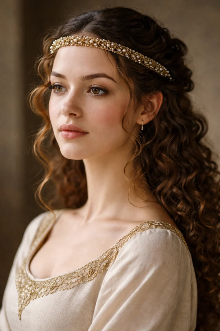 12 Medieval Hairstyles for Curly Hair
