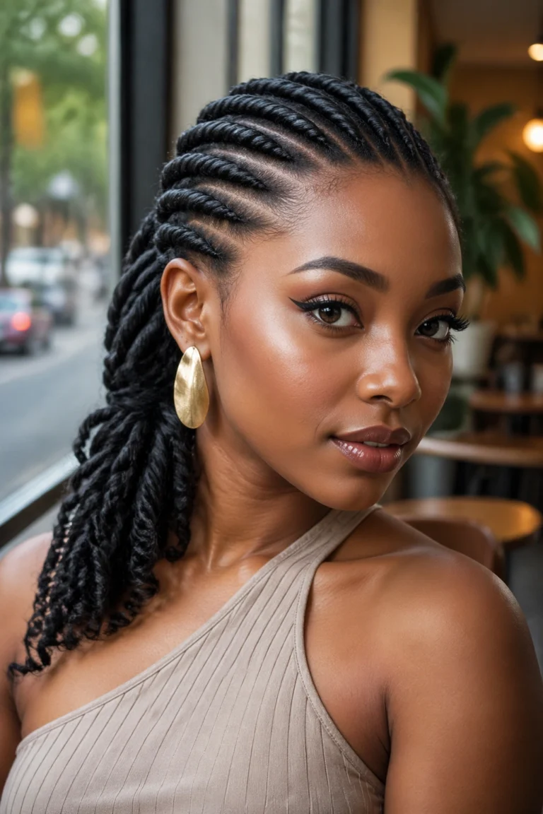 25 Flat Twist Cornrow Styles