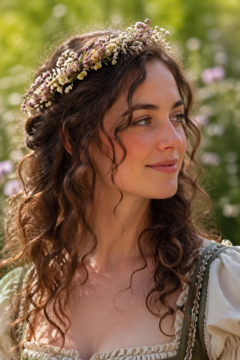 12 Renaissance Faire Styles for Curly Hair