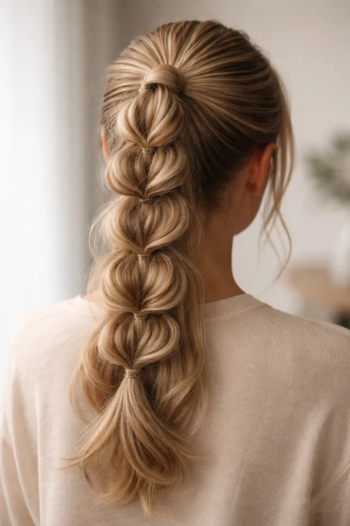 25 High French Braid Ponytails for Beginners