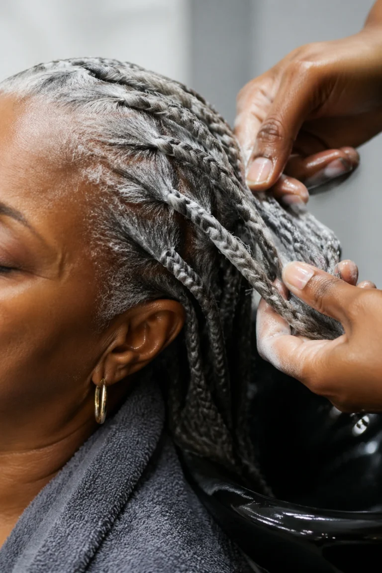 22 Cornrow Styles in Gray