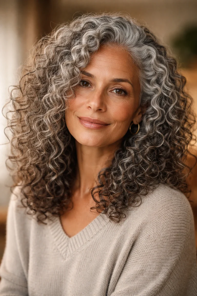 25 Grey Curly Hair Styles for Women