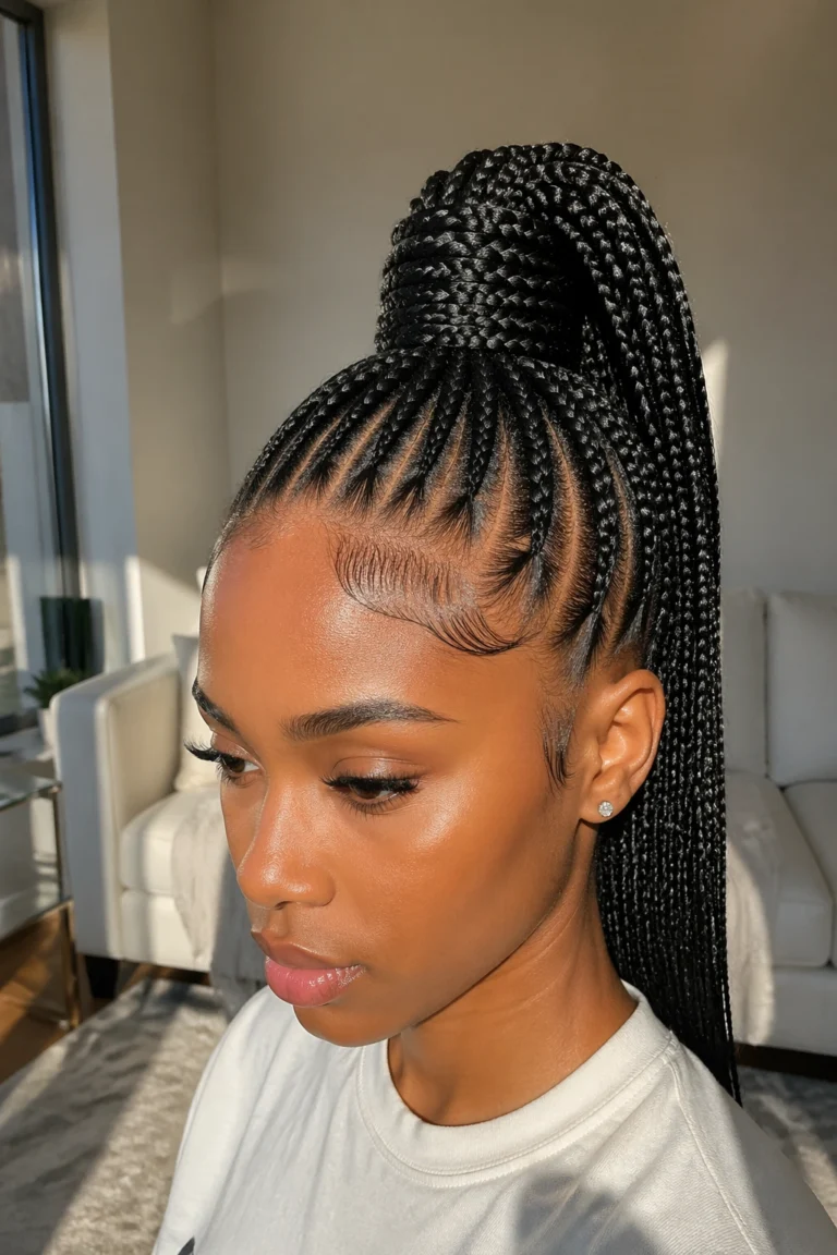 23 Feed In Braid Ponytails for Neat Edges