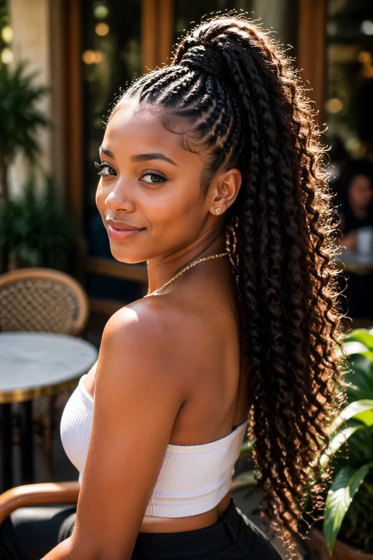 20 Curly Box Braid Hairstyles