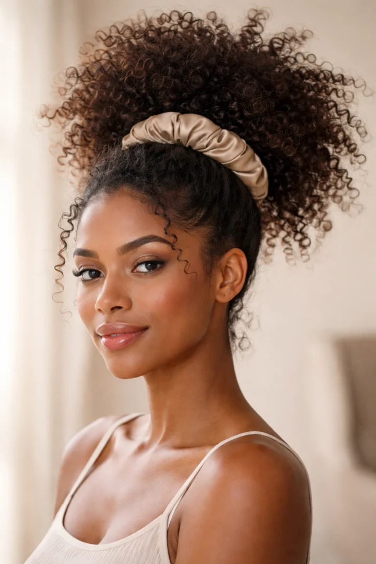 27 Voluminous Ponytails for Curly Hair