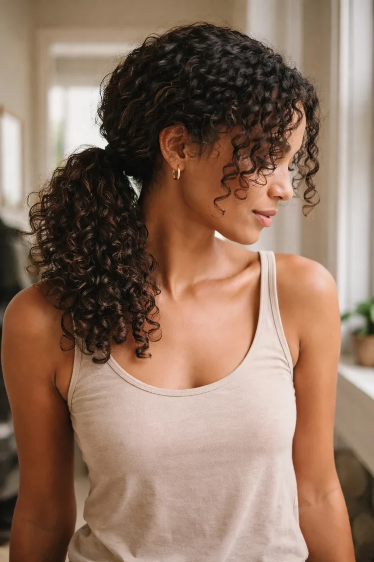 25 Side Ponytails for Curly Hair
