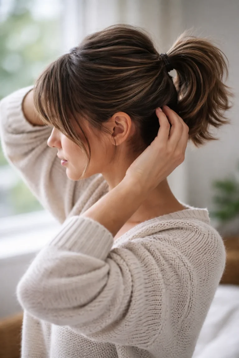 27 Updo Ponytails for Short Hair