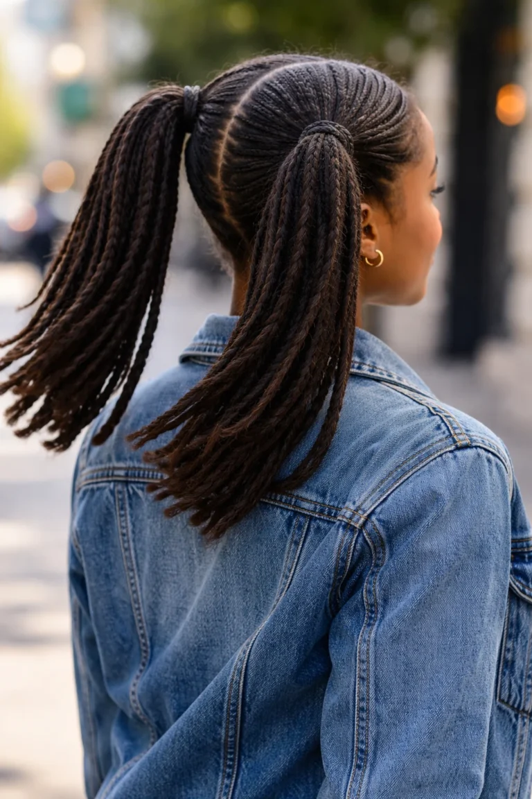 23 Double Ponytails for Locs