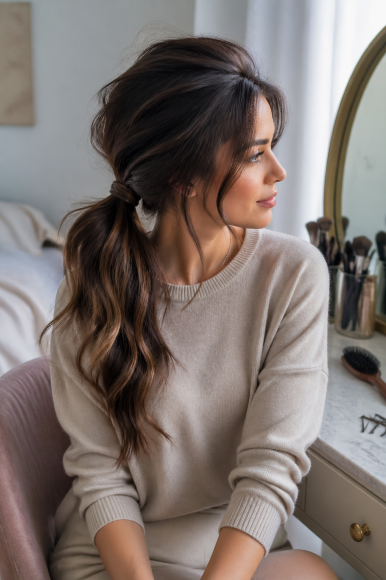 27 Messy Side Ponytails That Still Look Put Together