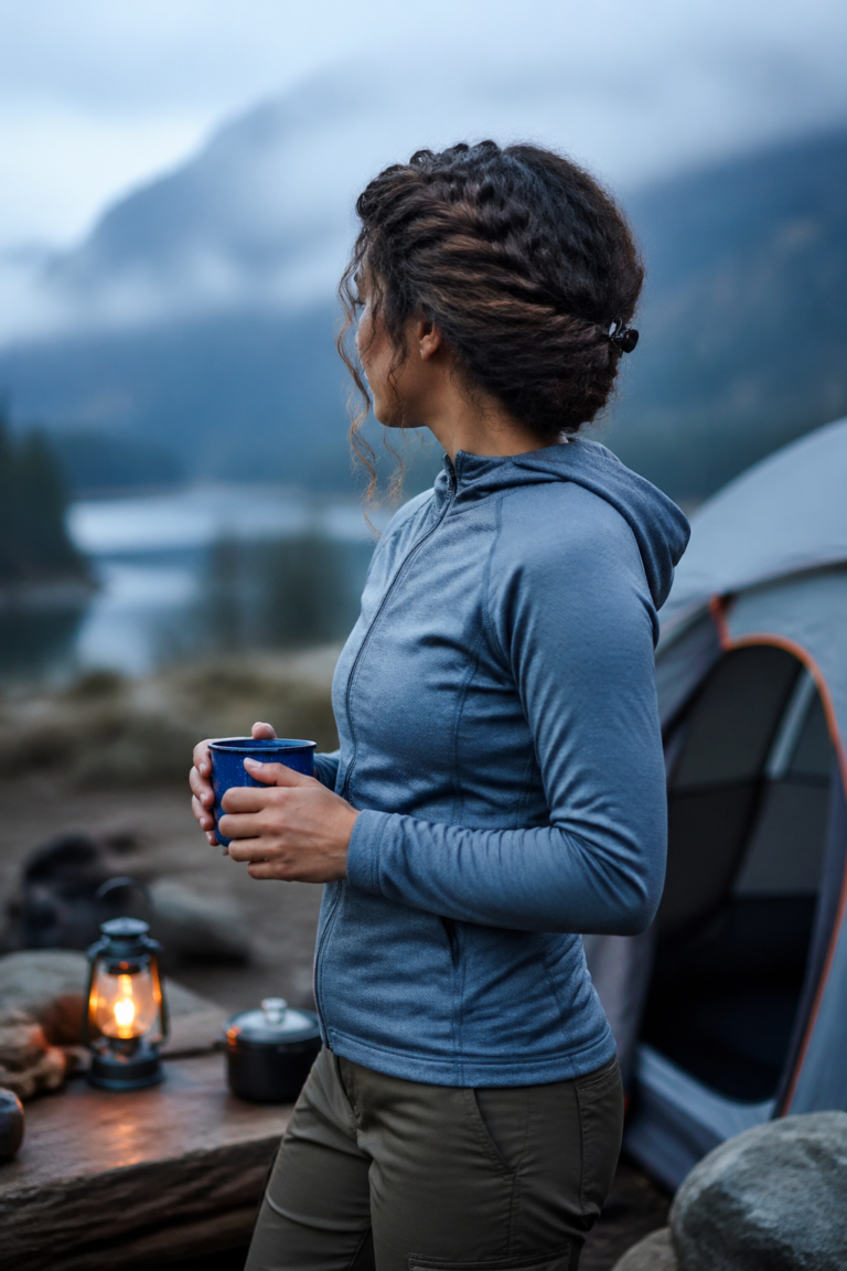 12 Camping Hairstyles for Curly Hair