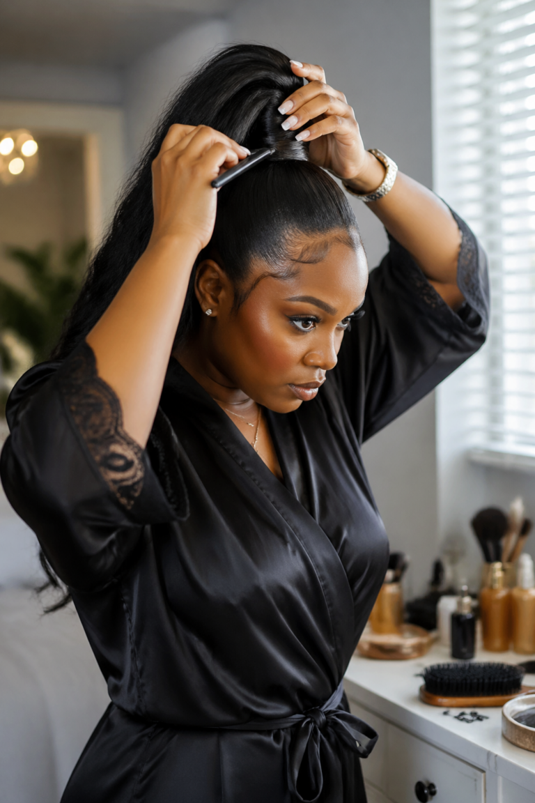 27 Easy High Quick Weave Ponytails You Can Do in Minutes
