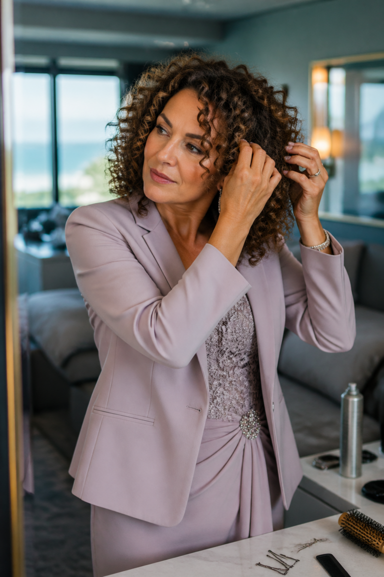 12 Mother of the Bride Styles for Curly Hair