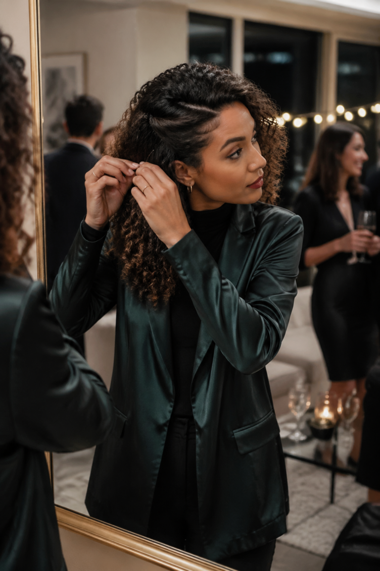 12 Cocktail Party Styles for Curly Hair