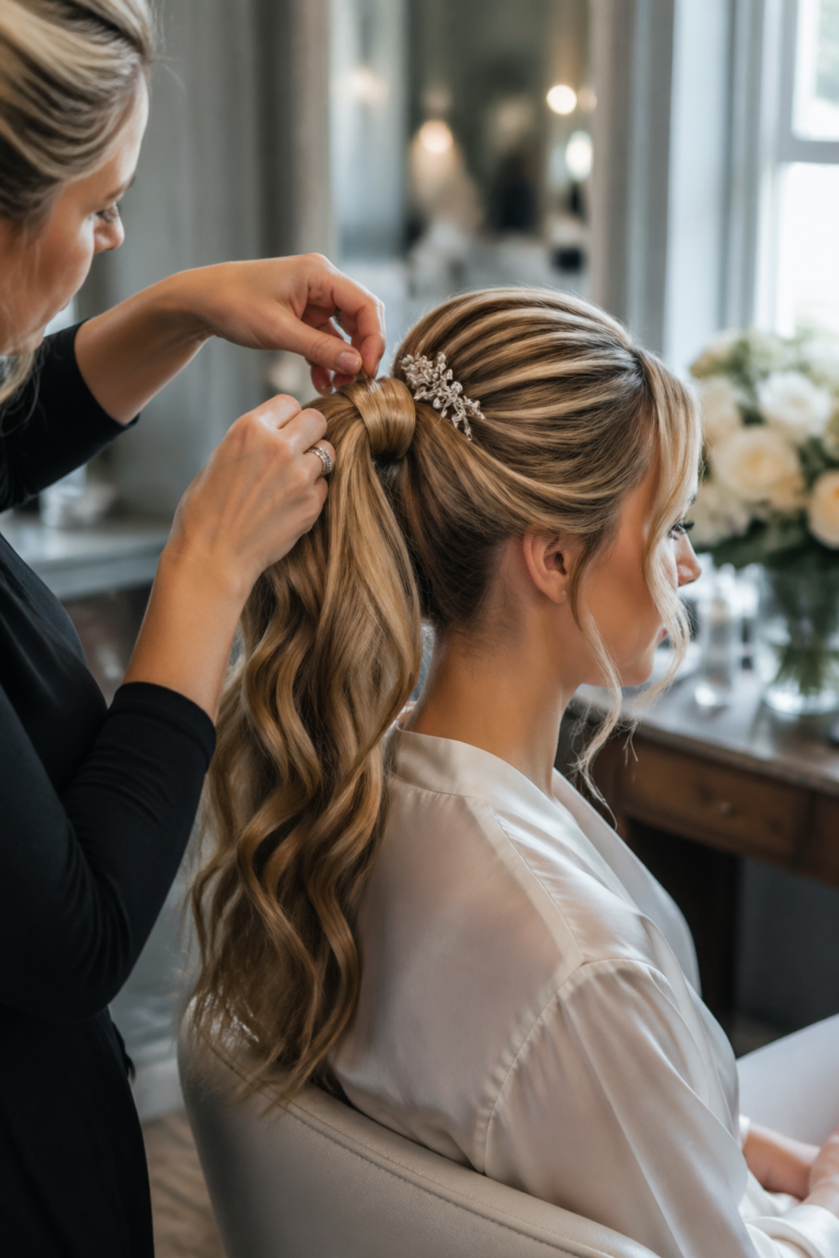 30 Elegant High Ponytails for Weddings