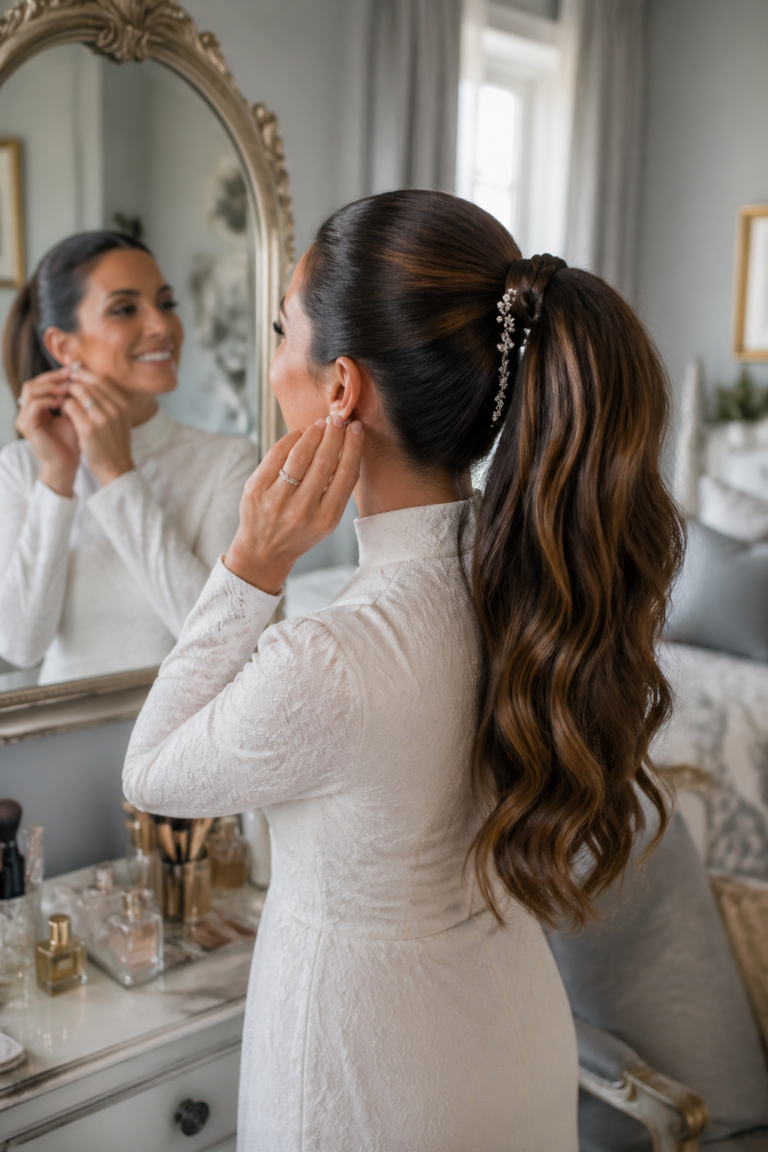 33 Easy Ponytails for Weddings