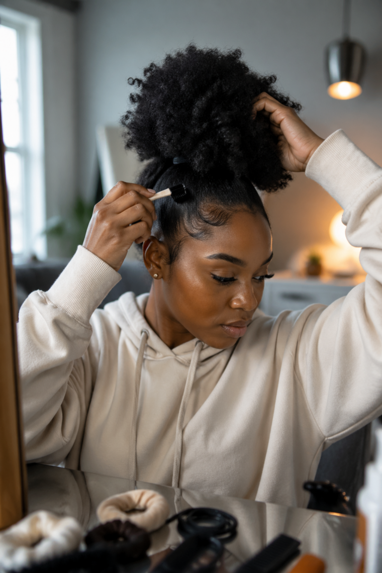 20 Afro Ponytails for Black Women