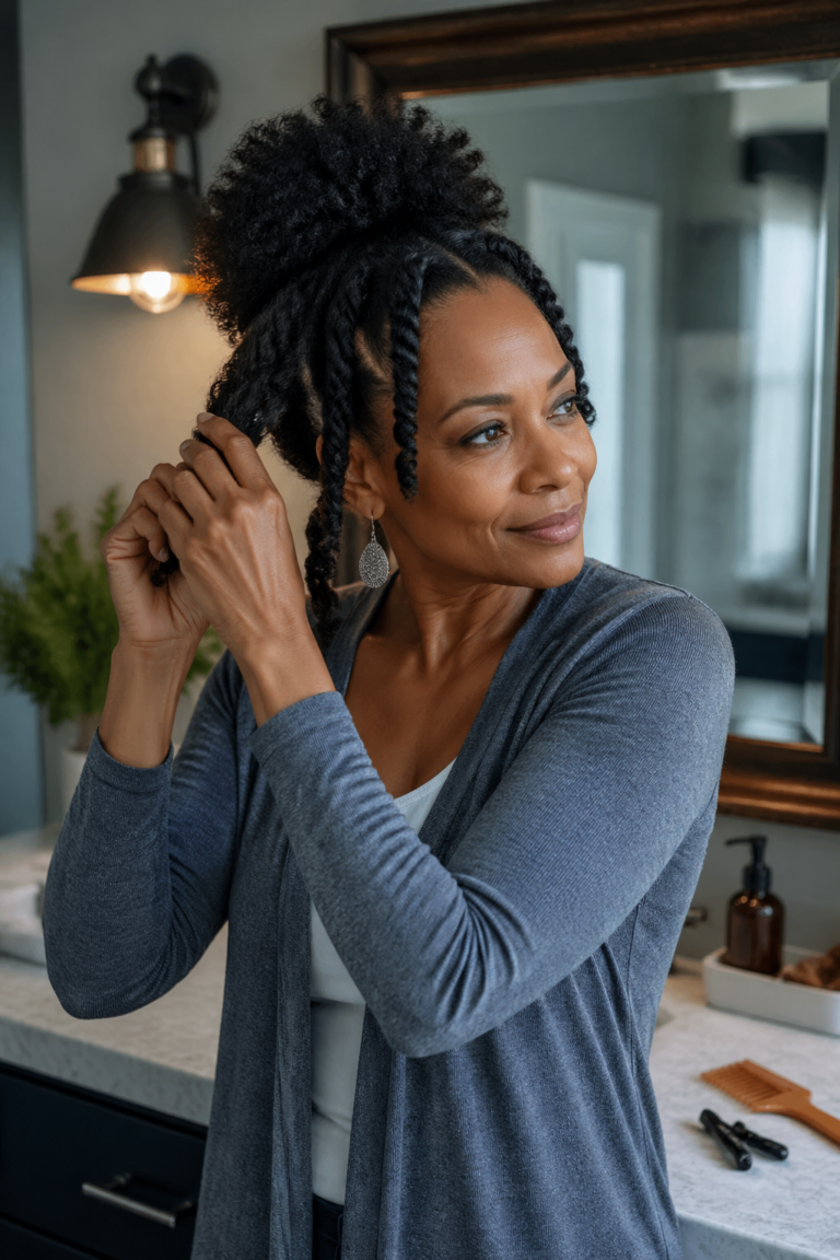 27 Afro Hairstyles for Women Over 40