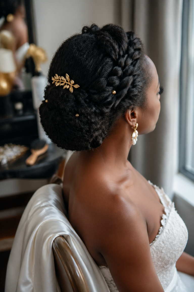 28 Afro Wedding Hairstyles for Brides