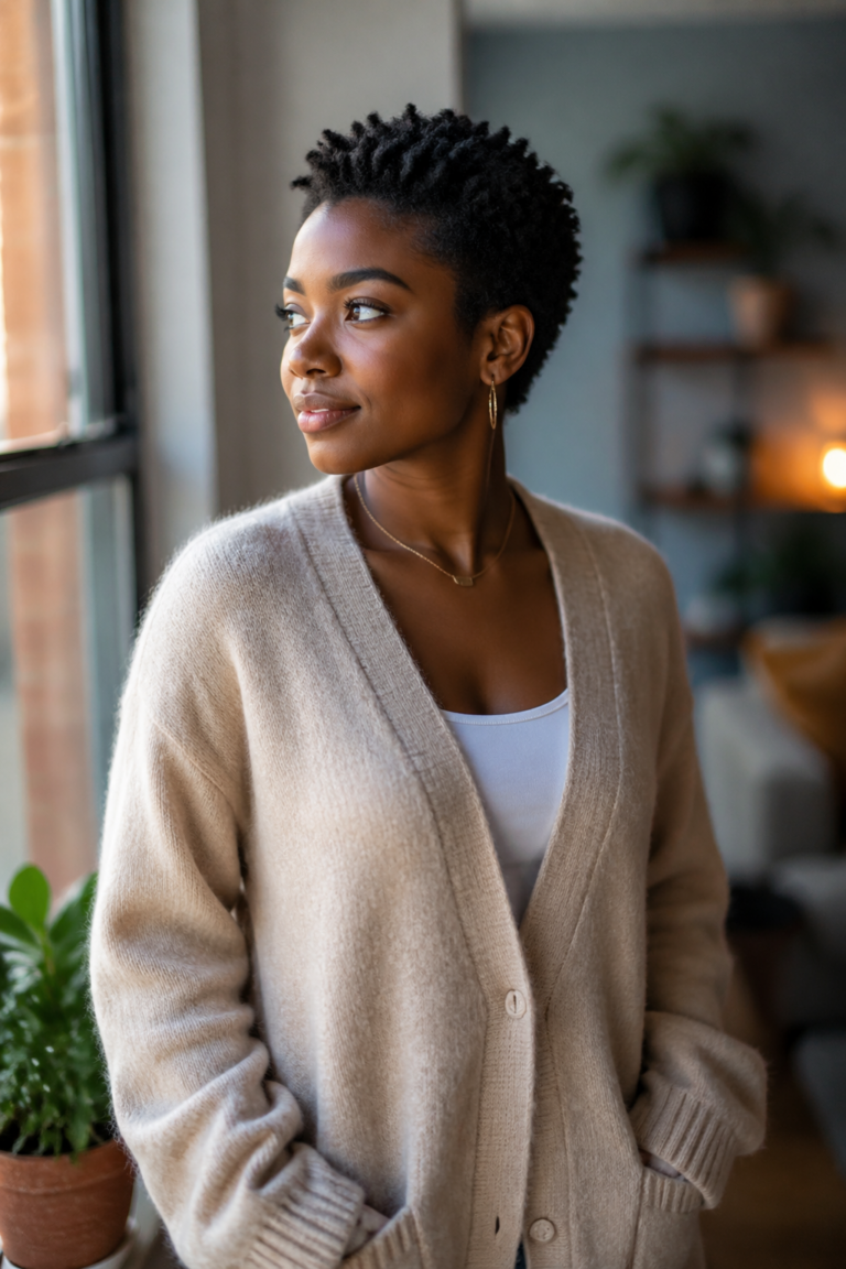 20 Very Short 4C Afro Styles for Women