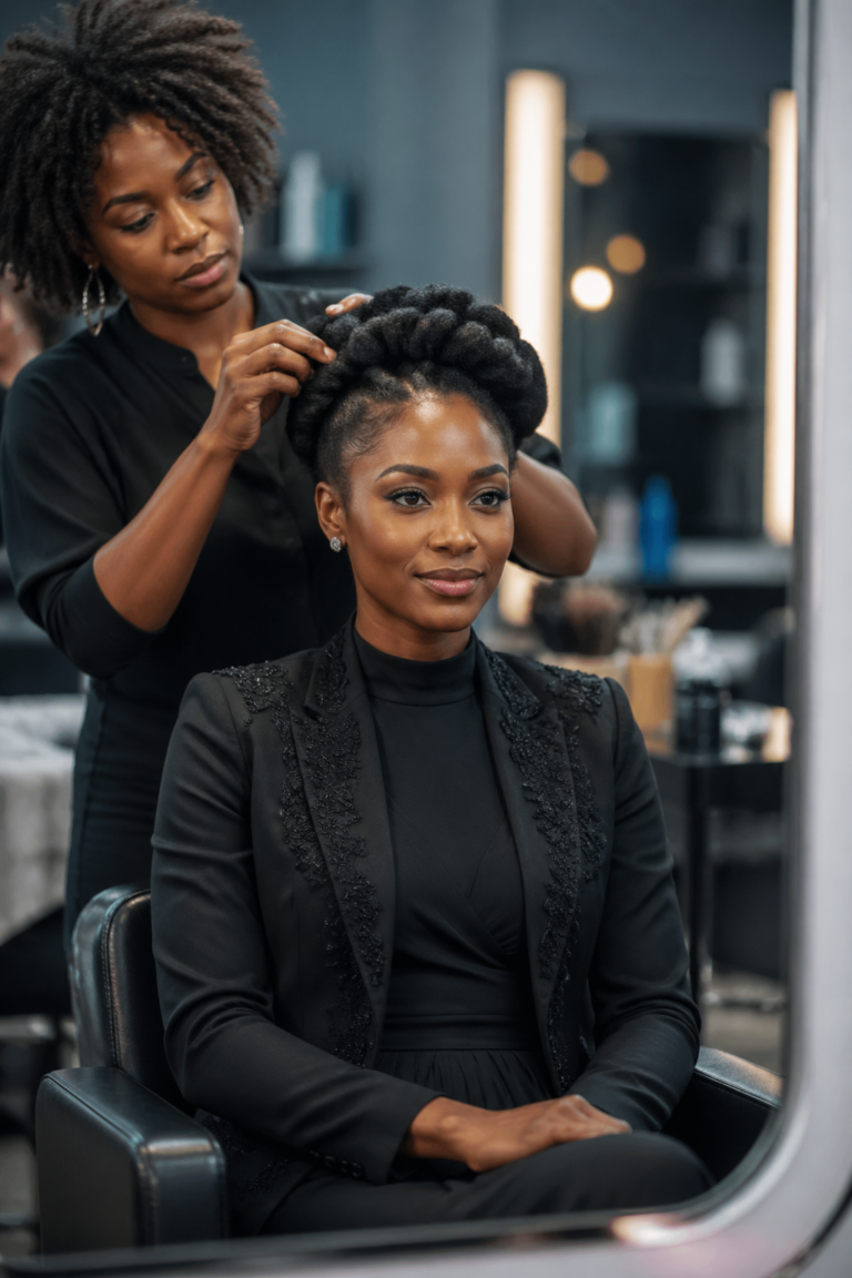 23 Afro Styles for Weddings and Galas
