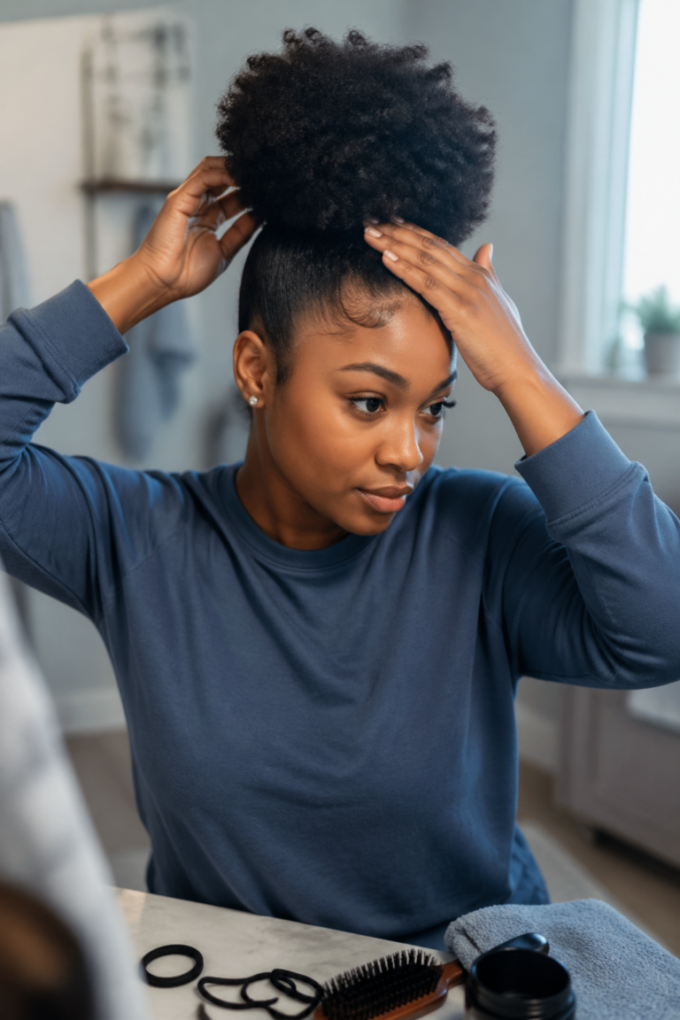 20 Afro Ponytail Looks for Busy Mornings