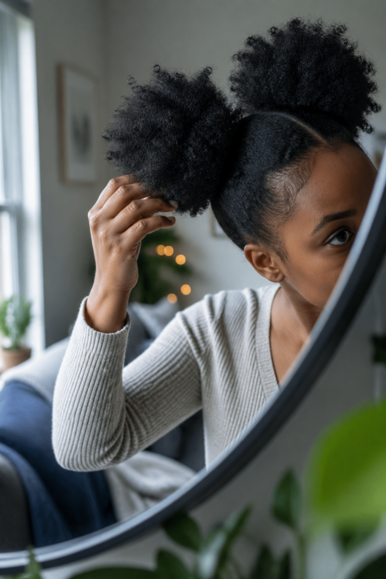 24 Afro Puff Styles for Natural Hair
