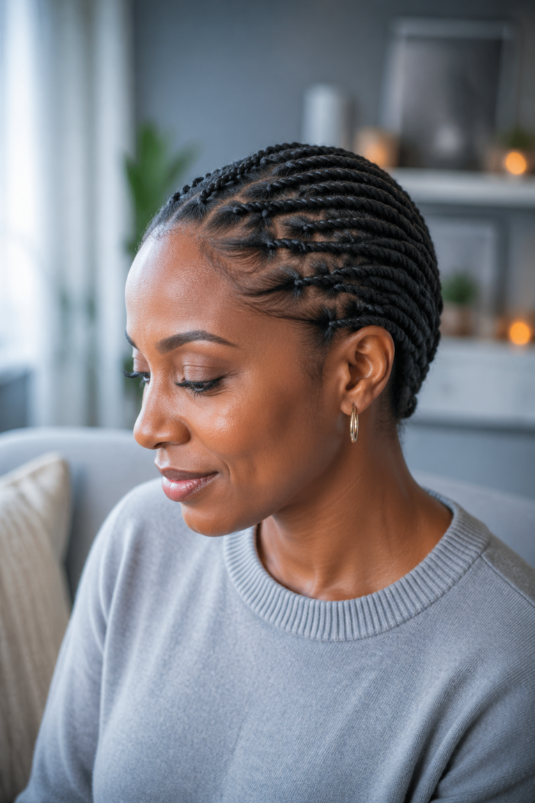 22 Flat Twist Looks for Afro Hair Women