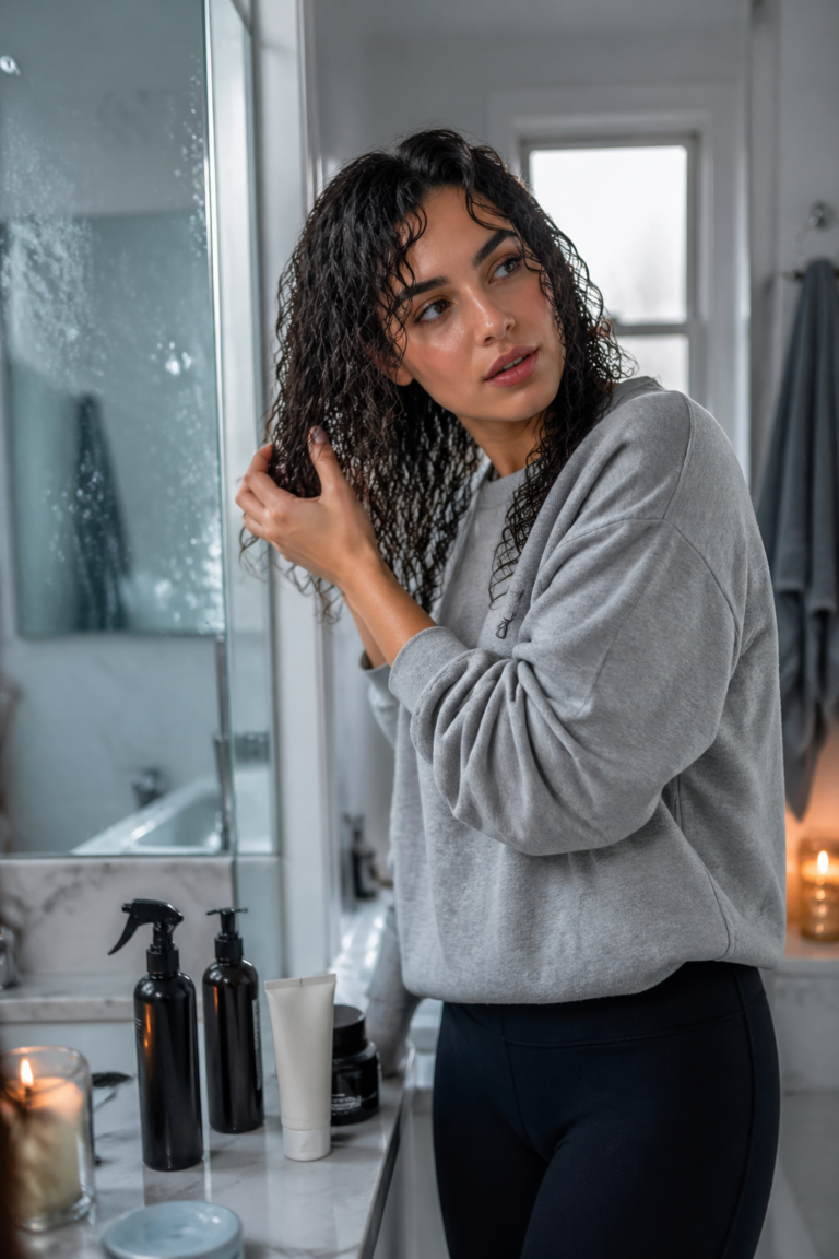 23 Wet Curly Hairstyles That Look Polished