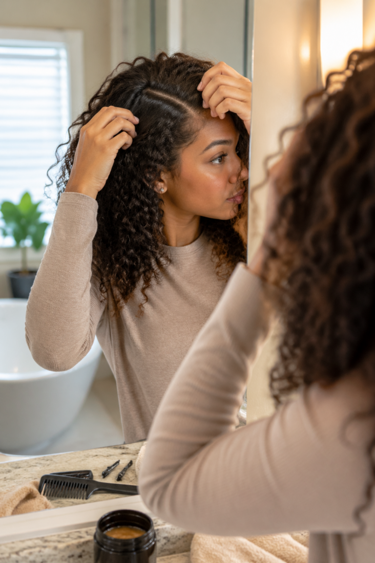 22 Side Part Styles for Natural Curly Hair