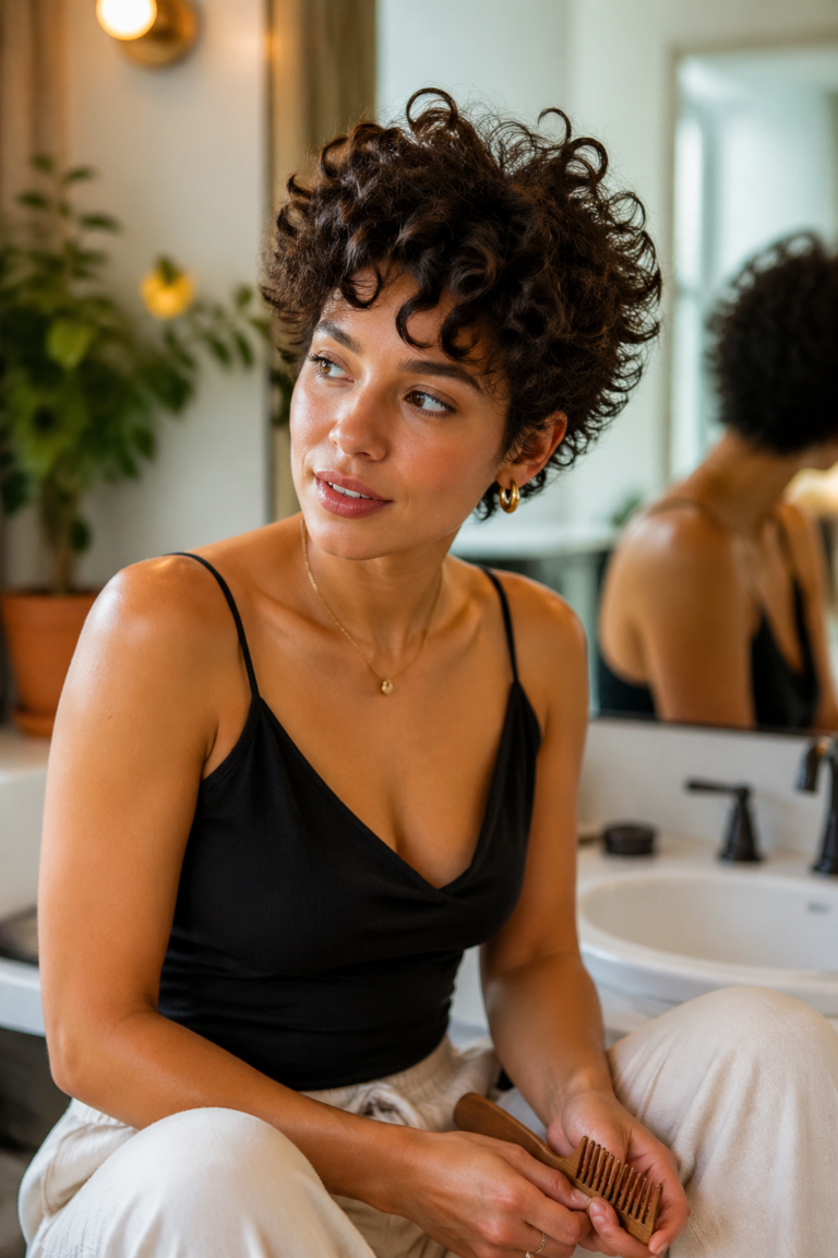 21 Short Layered Haircuts for Curly Hair