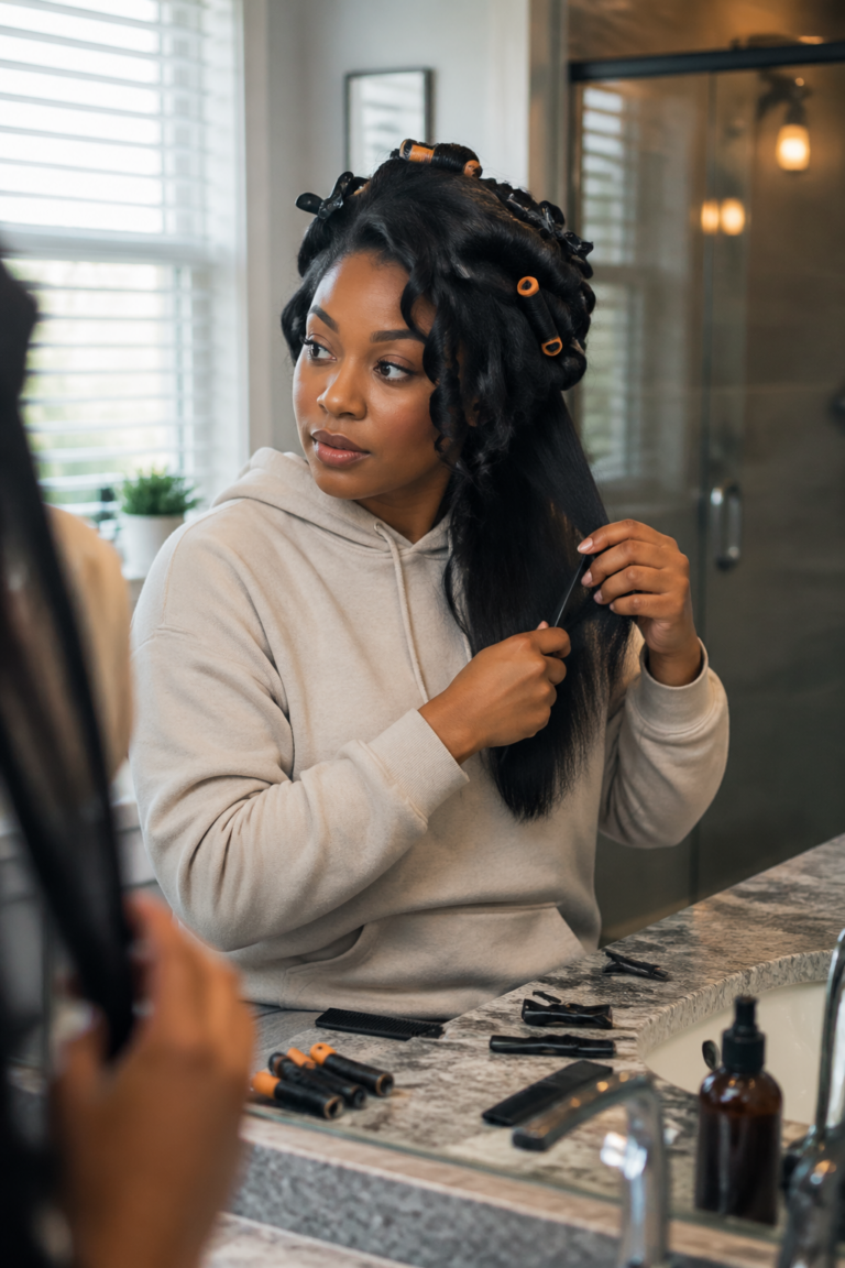 26 Silk Press Styles With Curls Natural Hair