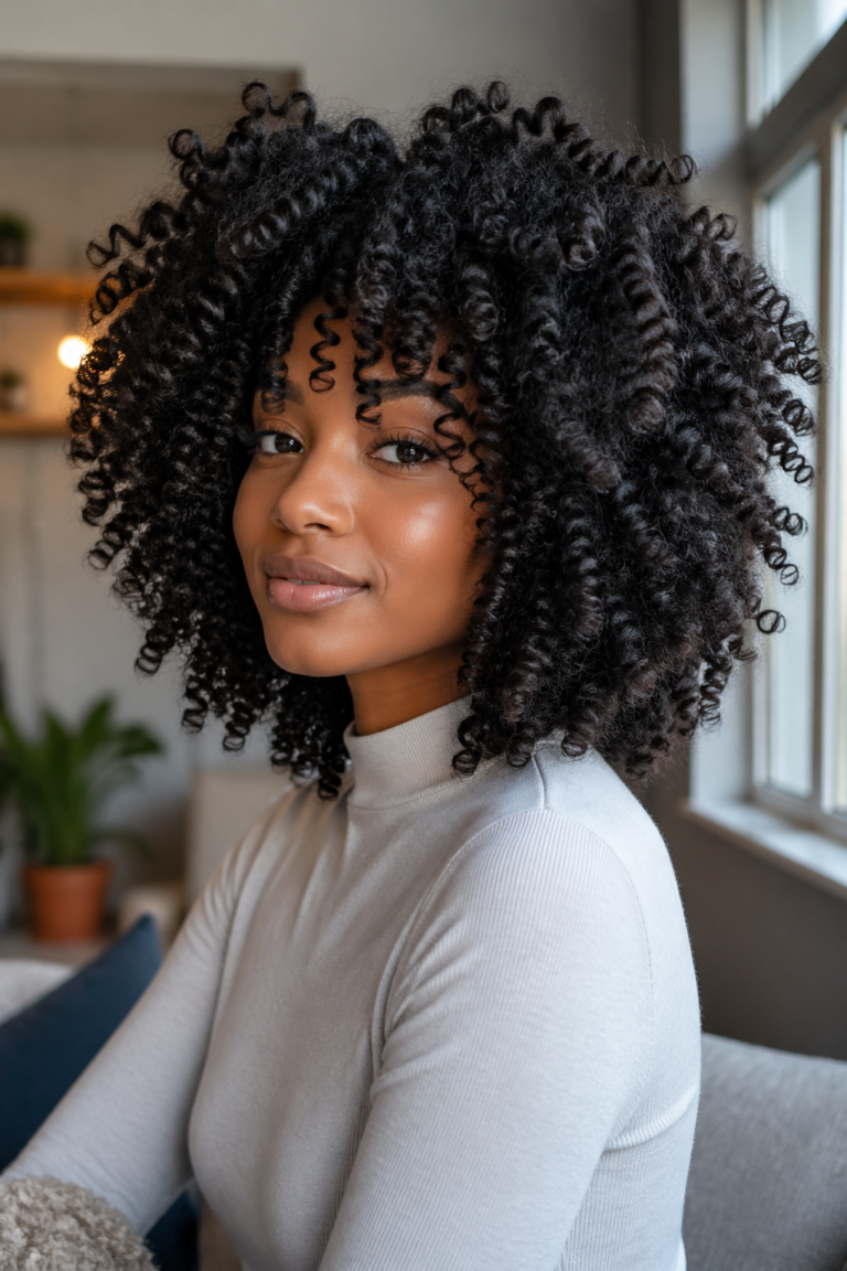 25 Big Curl Styles for Natural Hair