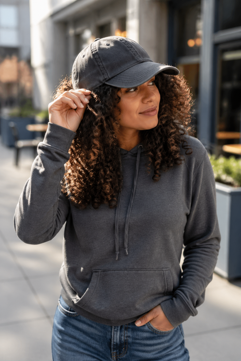 20 Baseball Cap Styles for Curly Hair