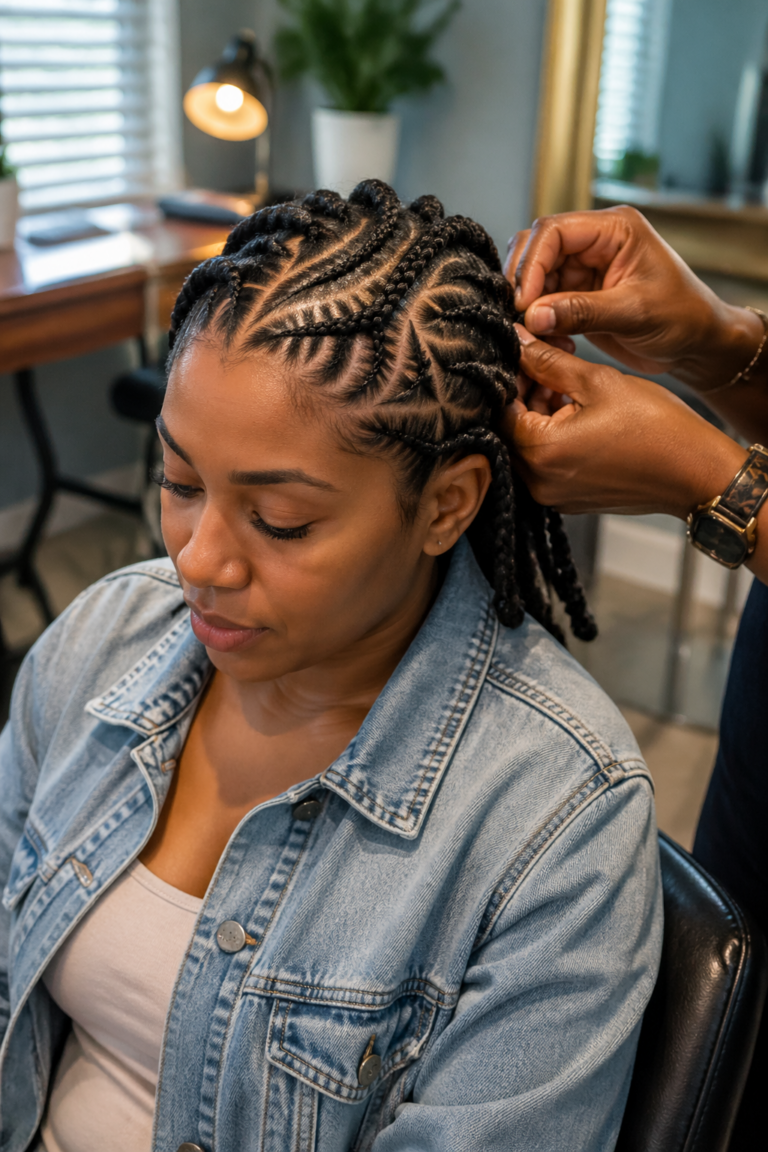 22 Freehand Cornrow Styles