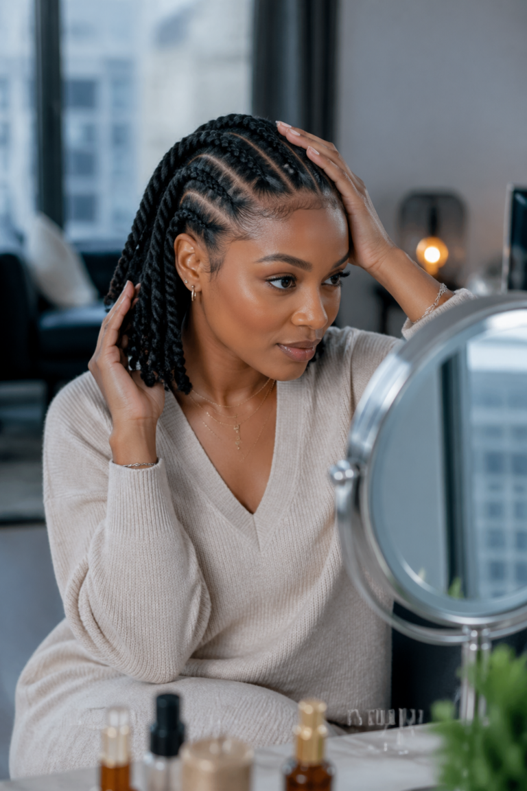 25 Cornrow Styles With Twists