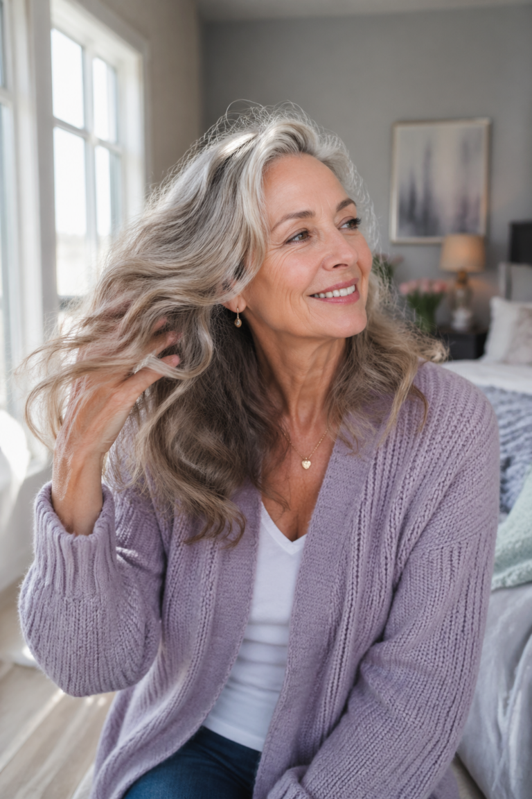 35 Wavy Hairstyles for Women Over 60