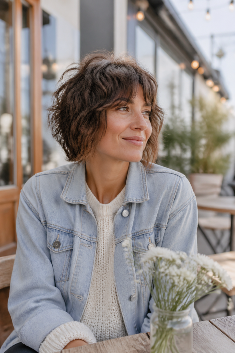 30 Short Shag Haircuts for Wavy Hair
