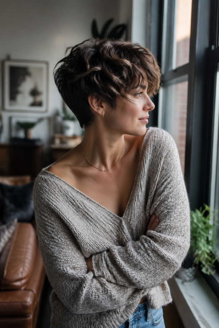 35 Wavy Pixie Haircuts