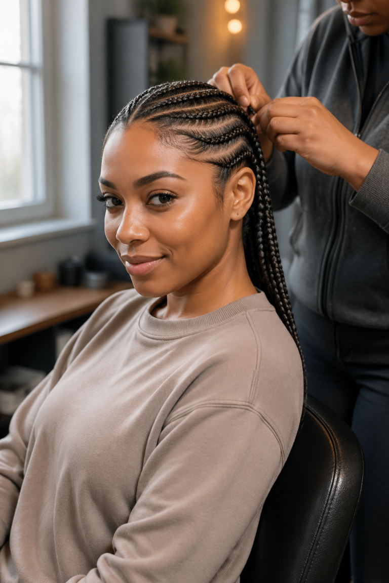 22 Fishtail Cornrow Styles