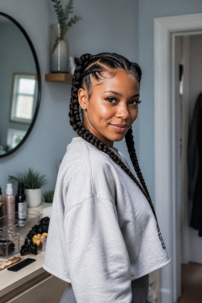 22 Cornrow Pigtail Styles