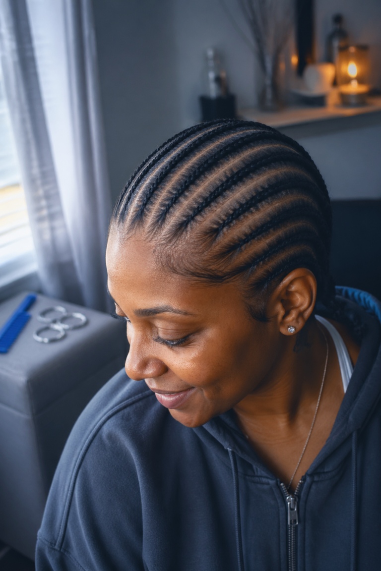 25 Straight Back Cornrow Styles