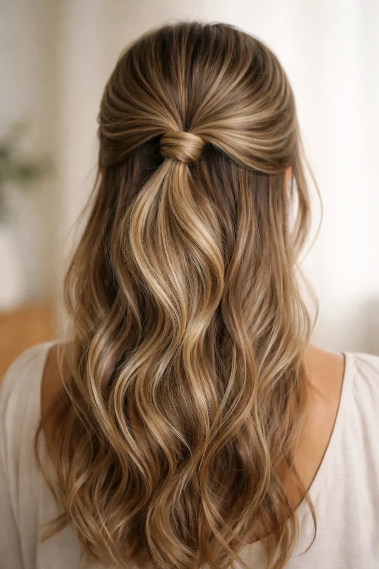 33 Messy Half Up Ponytails That Still Look Put Together