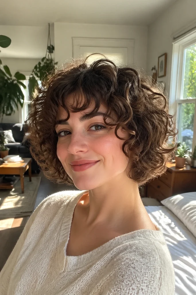 15 Short Layered Curly Hairstyles