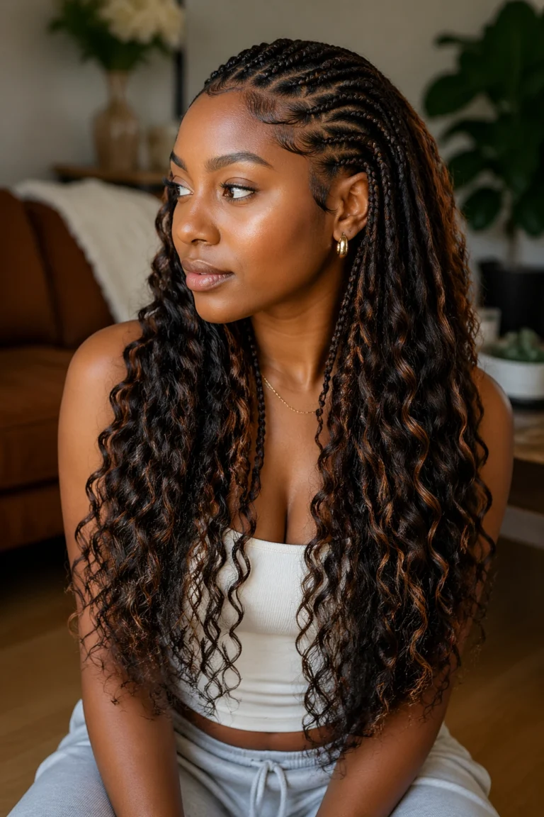 25 Bohemian Cornrows for Black Women