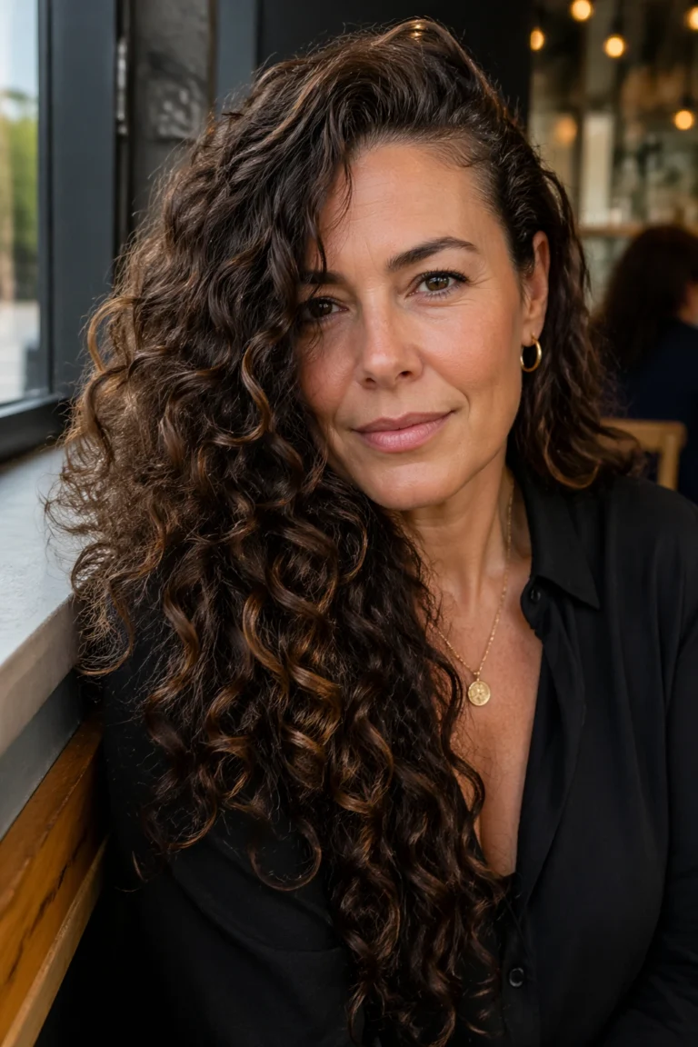20 Curly Hairstyles for Women Over 40