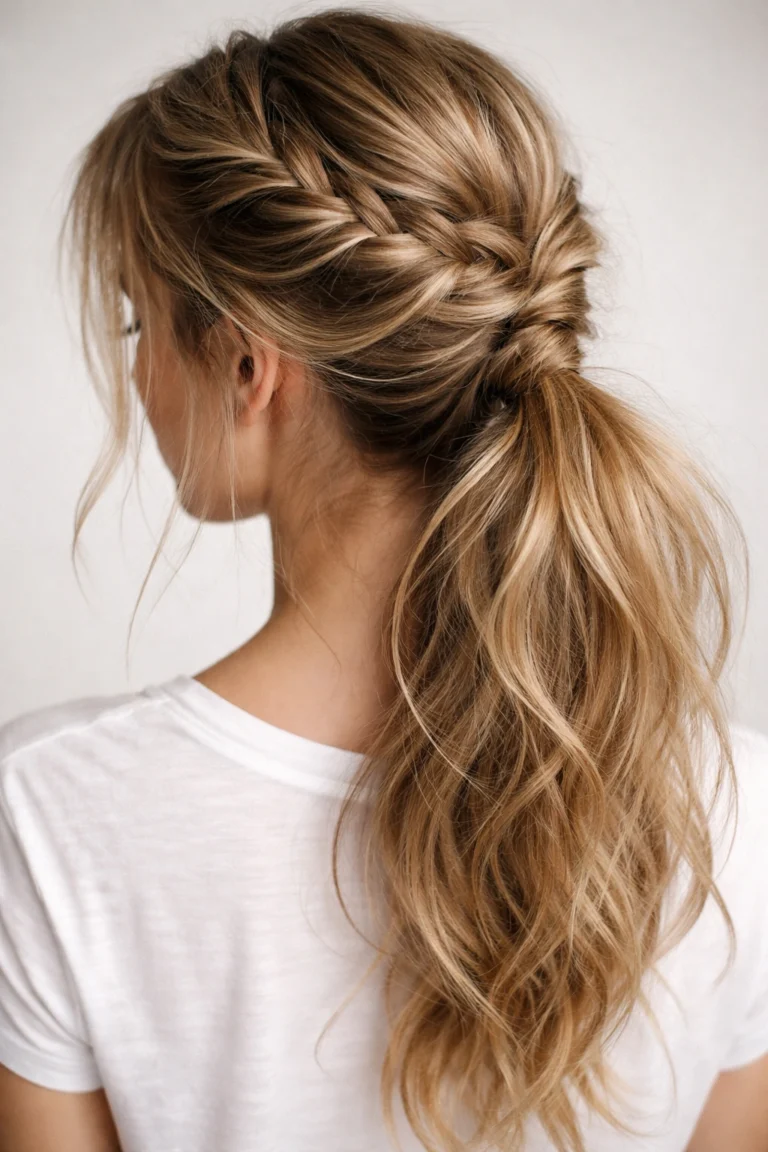 30 Messy Braided Ponytails That Still Look Put Together