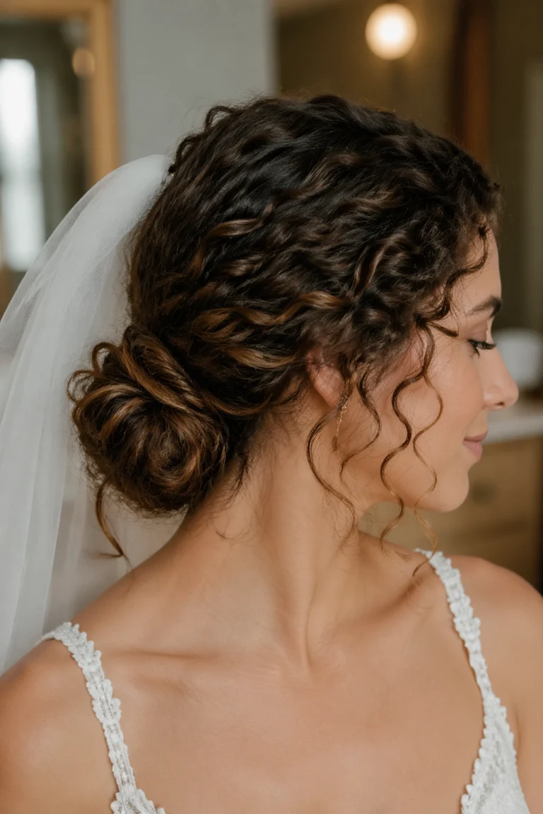 25 Wedding Hairstyles for Curly Hair
