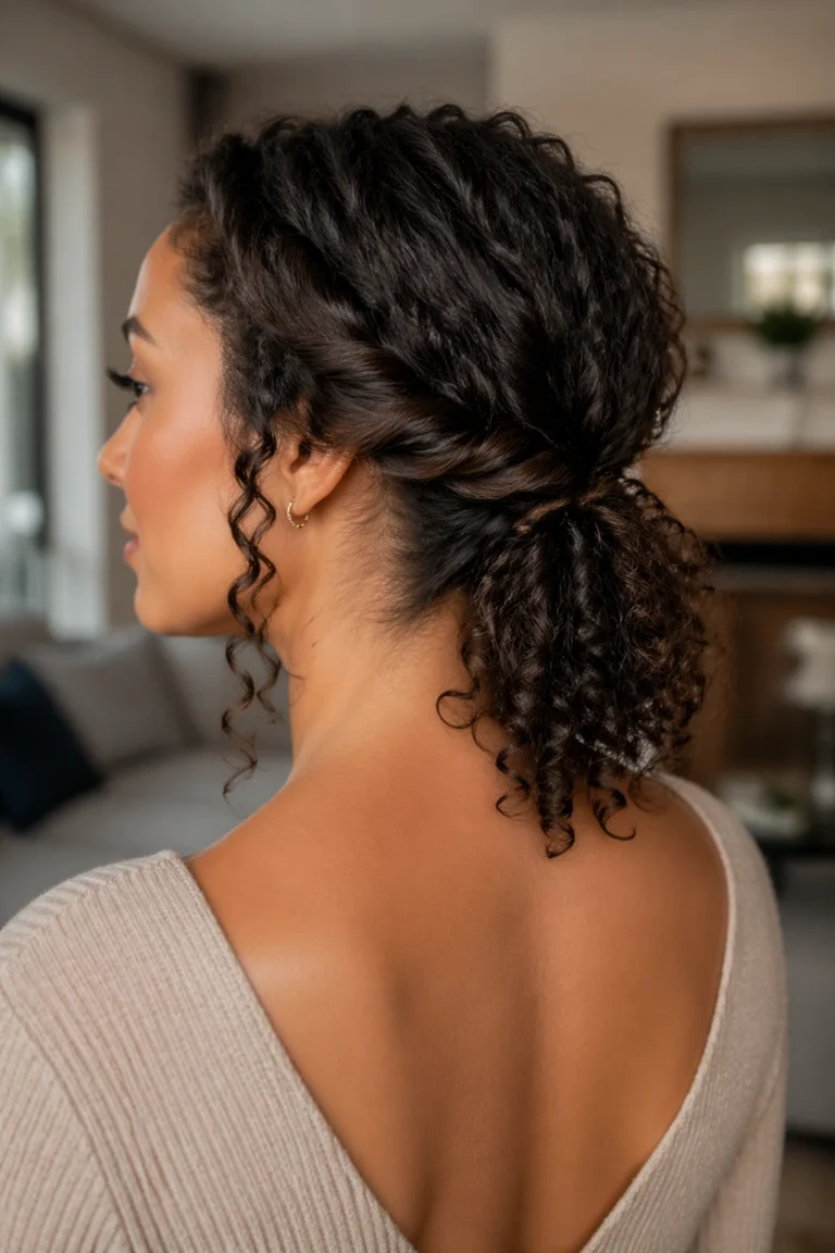 23 Faux Ponytails for Curly Hair