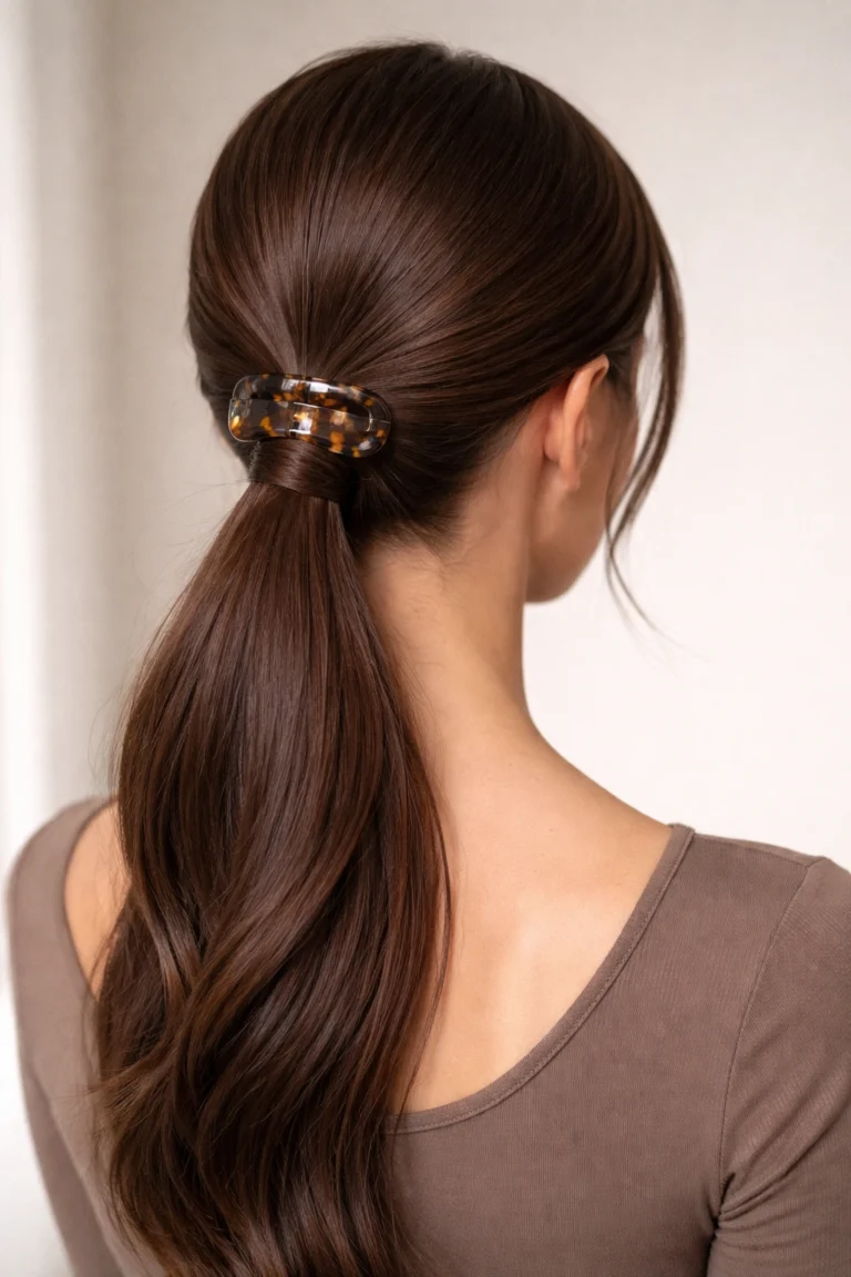 27 Claw Clip Ponytails for Long Hair